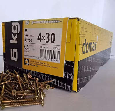 BOITE 5kg – 2855 VIS À TÊTE FRAISÉE 4 x 30, EMPREINTE TORX