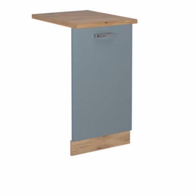 Vicco Panneau de lave-vaisselle Bleu-gris 45cm , PT Chêne