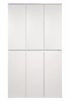 Armoire – Mélaminé – Blanc – 111 – 191 – 34 cm