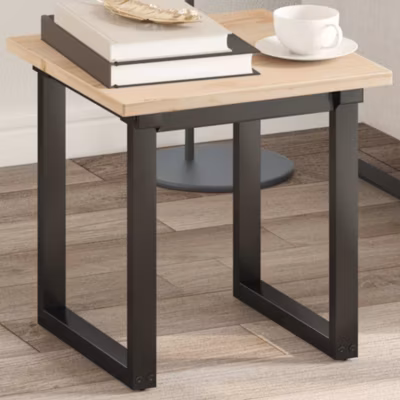 Dessus de table-Plateau de Table de Remplacement 40x40x1,7 cm carré bois de pin massif 729927