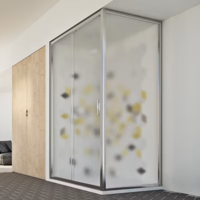 Cabine douche 70×150 CM H198 mod. Young Duo 1 Porte Opaque