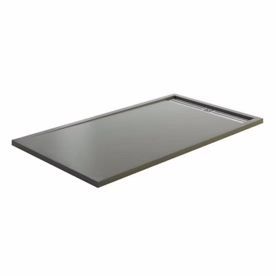 Style Plus – Receveur de Douche Extra-Plat – Résine Minérale – Élégant & Résistant – GRIS – 170X70 CM