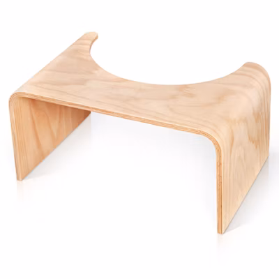 Tabouret physiologique de toilette WELLCARE en bois