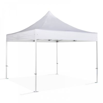 Tente pliante PRO+ 50MM en alu 4x4m blanc  Oviala