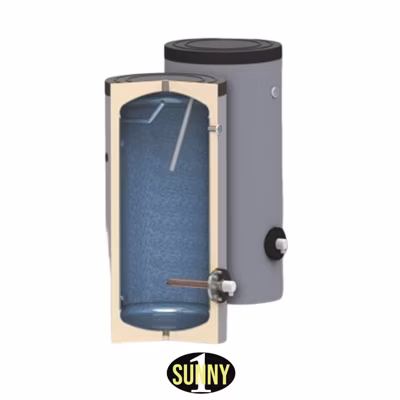 Ballon ECS émaillé BEC 1000L – sans serpentin – Sunny Habitat
