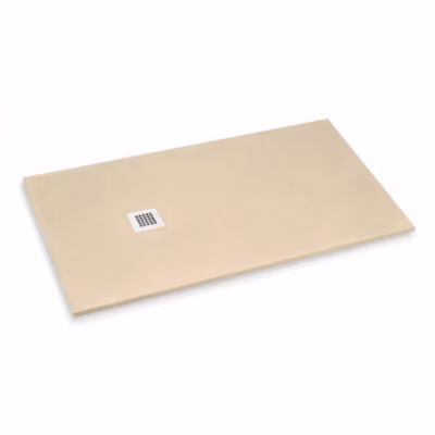 Receveur de Douche 145X115 cm Ligne Vulcano Fin Ivoire Clair Ral 1015 en Résine Synthétique et Poudre de Marbre  – FRASCIO