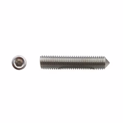 100 Vis Sans Tête 6 Pans Creux à Bout Pointeau STHC 8 x 45 mm – DIN 914 – Inox A2 – D-Work