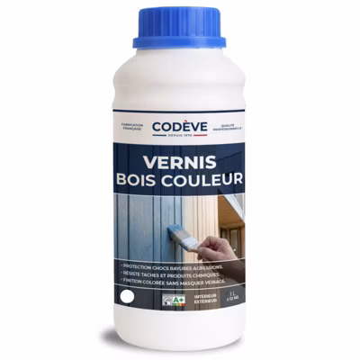 Vernis Bois Couleur – 1 L   – Codeve Bois – Incolore