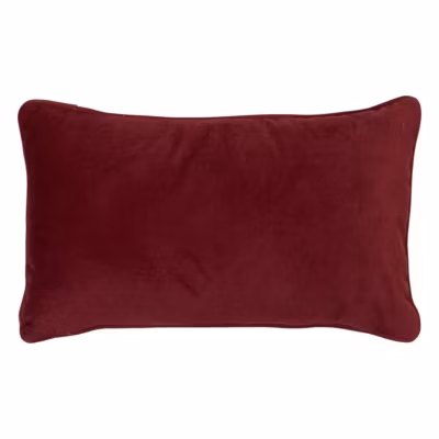 Coussin Lilou rouge grenat 50x30cm – Atmosphera