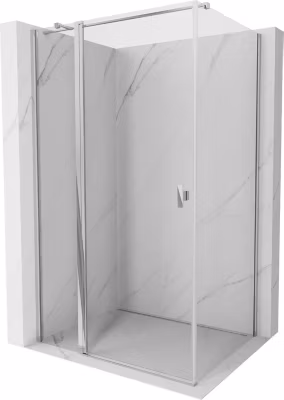 Mexen Mist T cabine de douche à charnières 95 x 75 cm, transparent, chrome – 8A4T-095-075-01-00