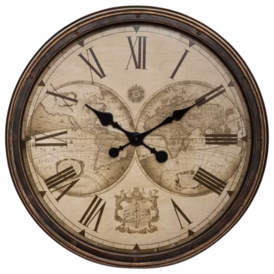Horloge monde Tomy D52 cm – Atmosphera