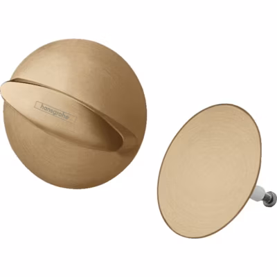 Set de finition vidage baignoire HANSGROHE Flexaplus bronze brossé