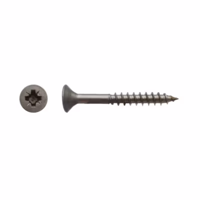 100 Vis Bois Tête Fraisée Pozidriv F/Partiel 6 x 140 mm – Inox A2 – D-Work