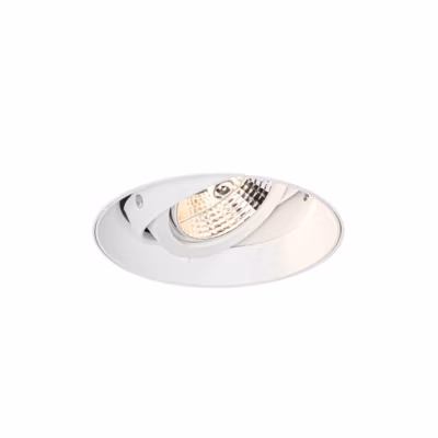 Spot encastré moderne blanc GU10 AR70 rond sans bordure – Oneon