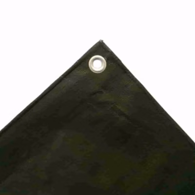 Bâche de protection, 210g/m, 8x10m (80m), bâche étanche verte, résistante, imperméable