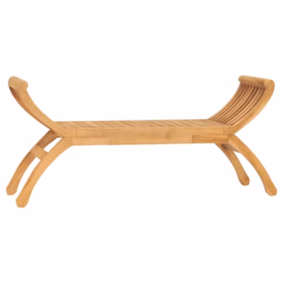 Banc de jardin 126 cm Bois de teck solide vidaXL