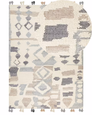 Tapis MRGAVET Beige 200 x 300 cm Laine Kilim