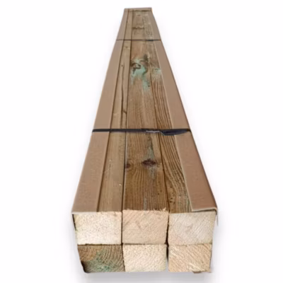 Pack de 6 poteaux extérieurs en bois traité mesurant 7x7x150 cm