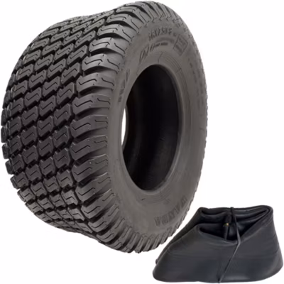 Pneu et chambre à air pour tondeuse à gazon 16×7,50-8, 4 plis, gazon, Wanda P332, homologué E, autorisé sur route
