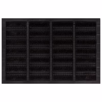 Paillasson rectangulaire 40×60 cm caoutchouc et fibre de coco vidaXL