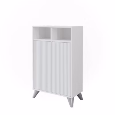 Vicco Meuble salle de bain Blanc 60x97cm avec 2 portes