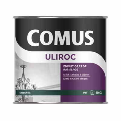 ULIROC 1 KG Enduit gras Haute Dureté pour finitions laquées très soignées – COMUS