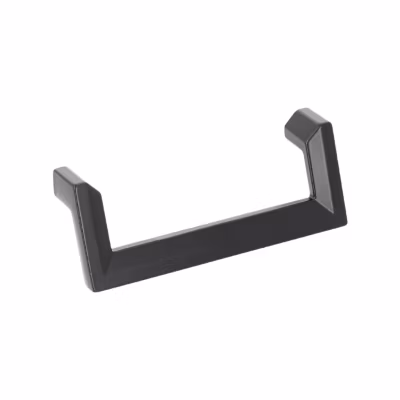 Poignée pour meubles en zamac Entraxe 96 Vernis noir mat