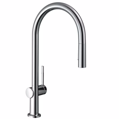 Mitigeur de cuisine 210 avec douchette extractible 2 jets chromé HANSGROHE Talis M54