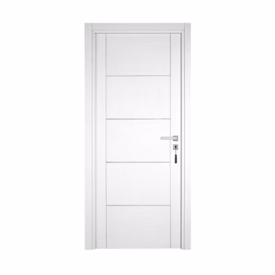 Bloc-porte pose fin de chantier collection PREMIUM Casoar, H.204 x l.73 cm, aspect chêne blanc, réversible