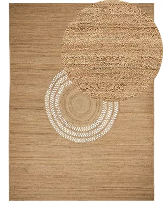 Tapis BOGAZOREN Beige 300 x 400 cm Jute