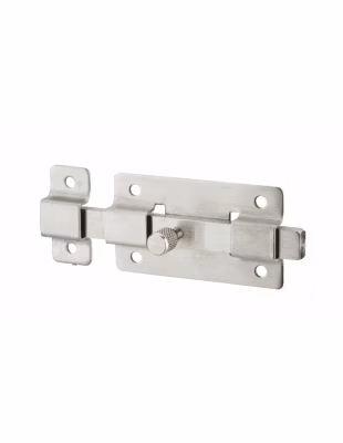 Targette pour meuble, 75mm, inox, pêne plat – SP