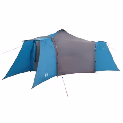 Tente Tipi avec toit Bleu 492 x 492 x 275 cm taffetas vidaXL