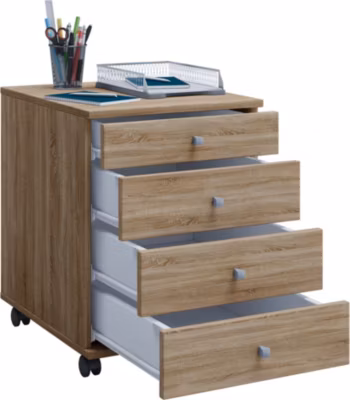 Conteneur de rôle Lona H. 57 x L. 42 x P. 50 cm Sonoma Eiche (Sägerau)