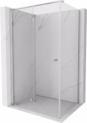 Mexen Mist-F cabine de douche pliante gauche 95 x 85 cm, transparent, chrome – 8A6T-095-085-01-00-L