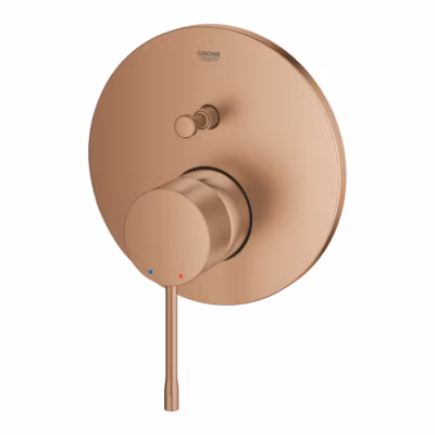 Grohe Essence mitigeur monocommande 2 sorties avec inverseur, cuivre brossé (G24058DL1)