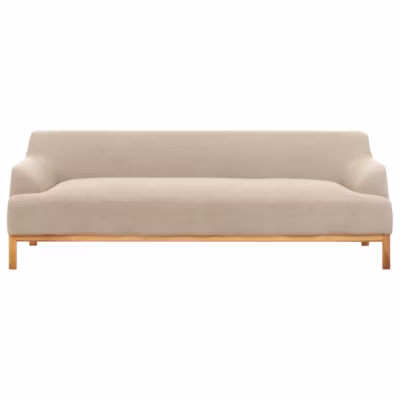 Canapé 3 places SOSJO Tissu Taupe