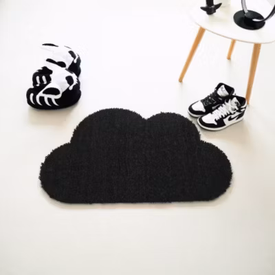 Paillasson Coco – Nuage – Noir – 50 x 85 cm