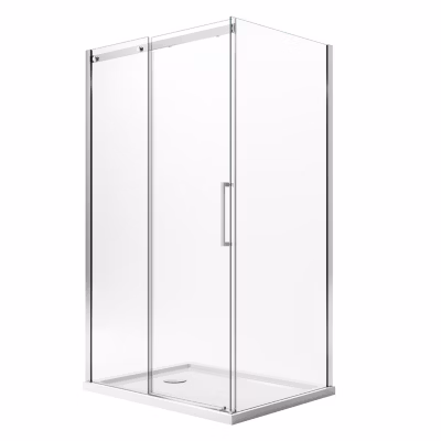 Cabine de douche 70x120CM H200 Verre Transparent 8mm Gauche avec Easy-Clean mod. Prime Duo 1 Porte
