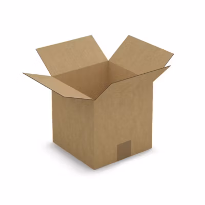 10 cartons d’emballage carrés 20 x 20 x 20 cm – Simple cannelure
