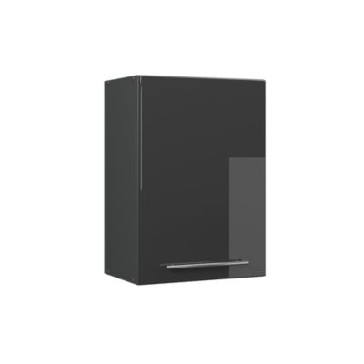 Vicco Elément haut de cuisine Anthracite Haute brillance 50cm