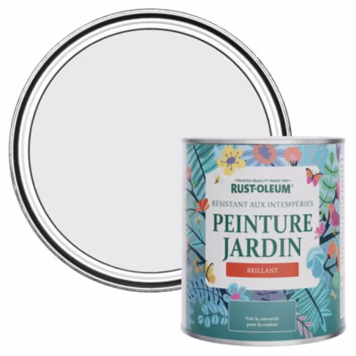 Peinture Grise pour Jardin et terrasse, Finition Brillante – RUST-OLEUM – Monaco 750ml