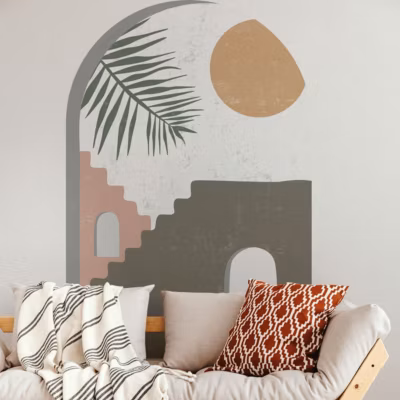 Papier peint intissé pré-encollé fresques géantes – FRESQUE ARCHE VUE ÉGYPTIENNE – 175x120cm