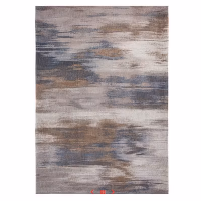 Tapis salon et chambre coton Atlantic Grey Impression 140×200 cm