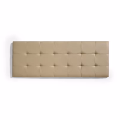 Tête de lit – ECCOX – 152 x 57 x 5 cm – Similicuir camel – Design contemporain – Rembourrée