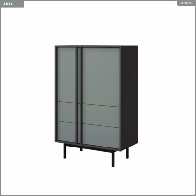 Armoire basse – L.83 x H.127 x P.43 – ADSY