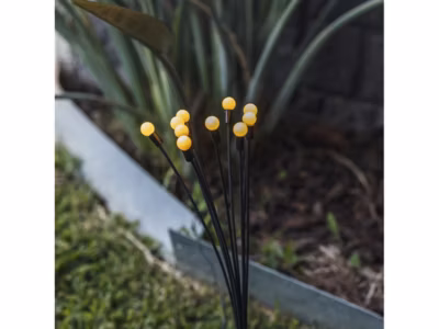 4 lampes solaire extérieur à piquer en bouquet IP44 H.73 cm Lumisky Lyra