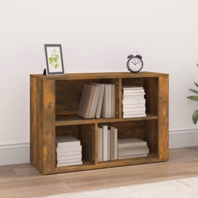 819481 vidaXL Buffet Chêne fumé 80x30x54 cm Bois d&rsquo;ingénierie