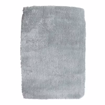 Tapis poils longs toucher laineux gris nuage 60×90