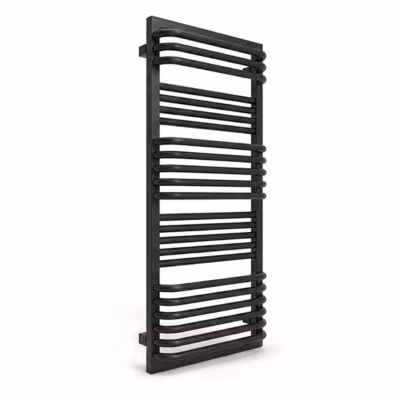 Sèche-serviette électrique noir – (HxL) 600x450mm – 300 Watt – 300 Watt – POC600-450E8N