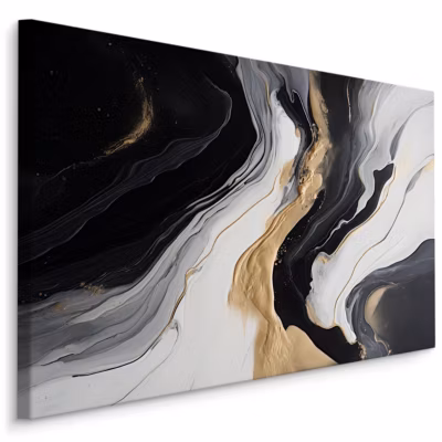 Image Sur Toile Marbre Motif Abstraction 30cm x 20cm  – Parfait pour décorer votre salon, chambre ou bureau avec un design unique